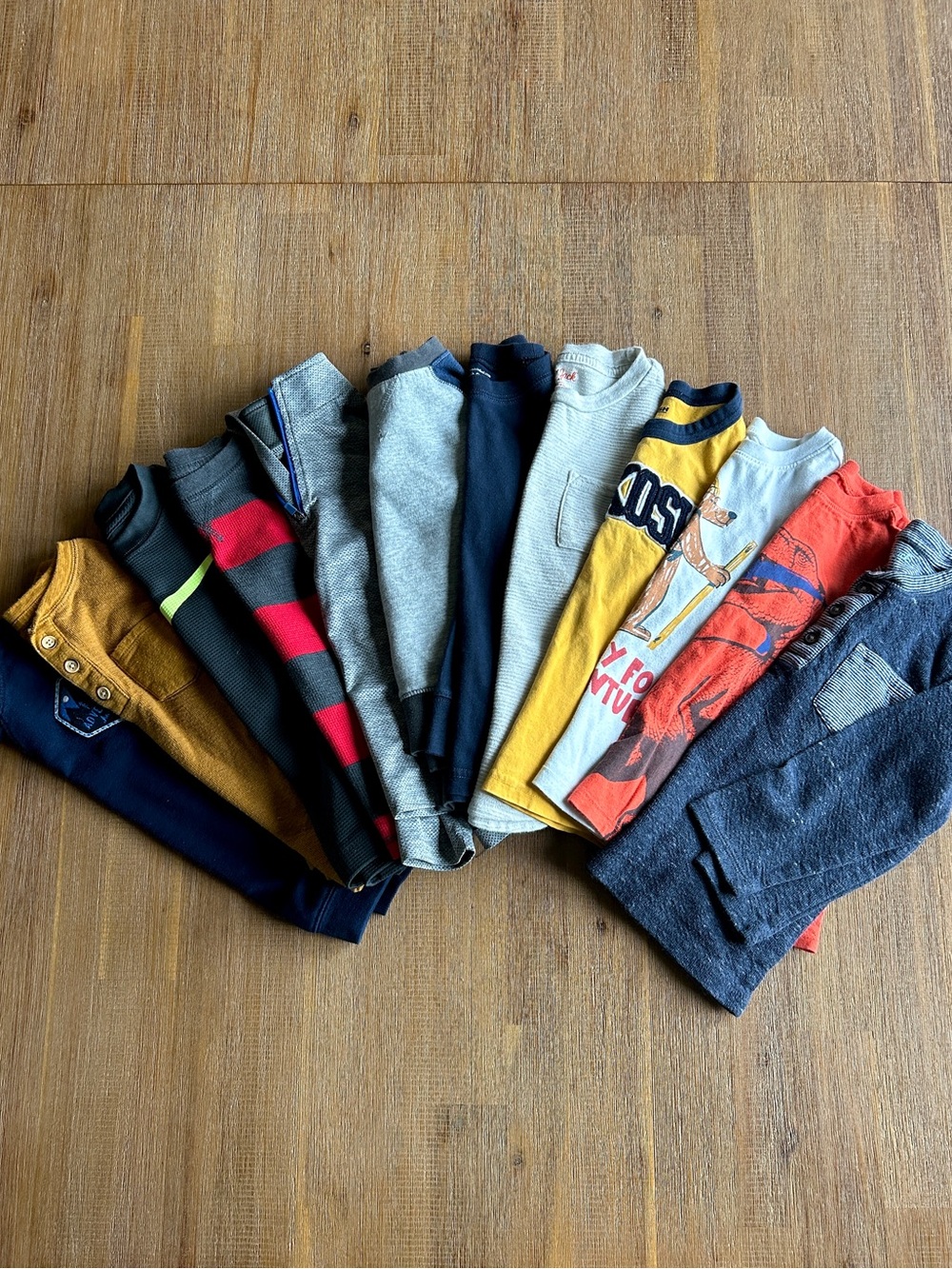 12pc Lot of 4T Long-Sleeve Tops